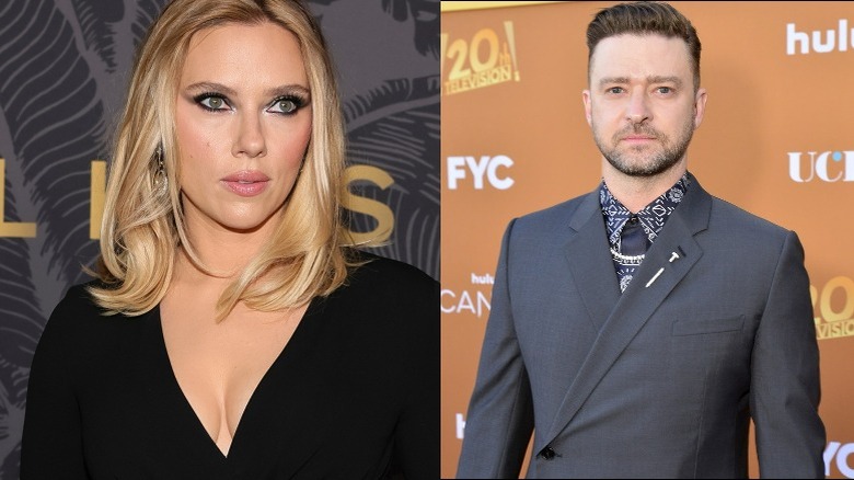 Scarlett Johansson and Justin Timberlake 