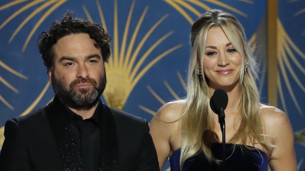 Johnny Galecki and Kaley Cuoco