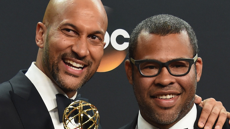 Keegan-Michael Key and Jordan Peele at Emmy awards