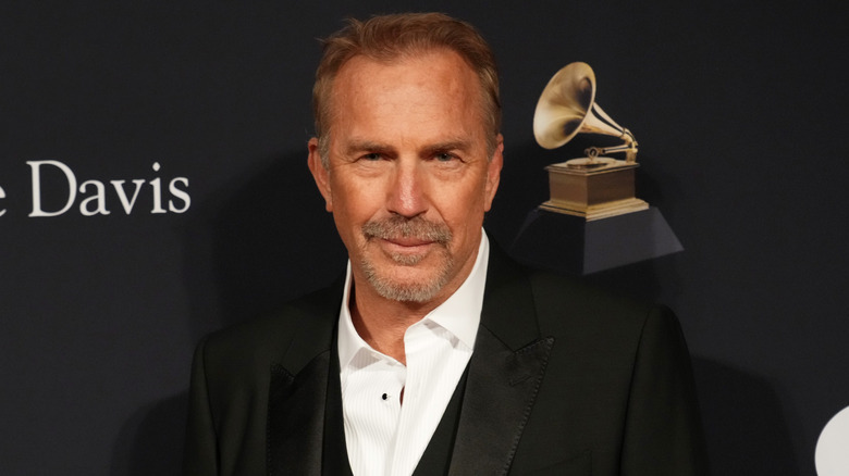 Kevin Costner smiling 