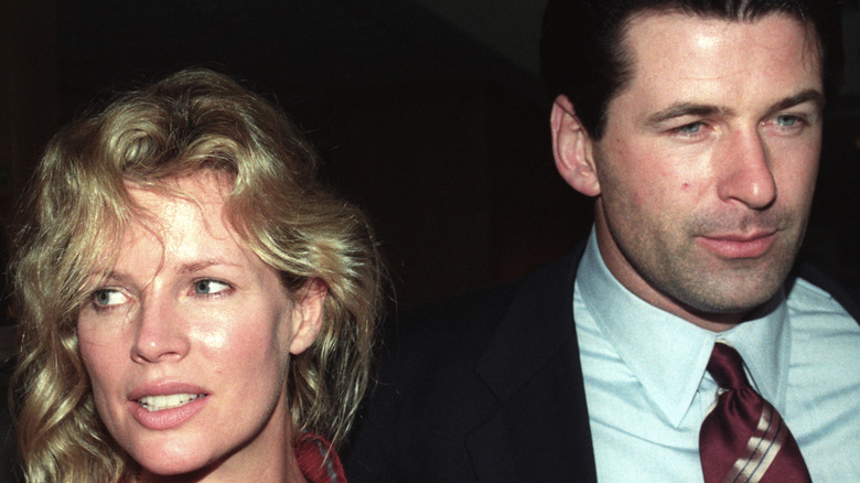 A candid photo of Kim Basinger and Alec Baldwin 