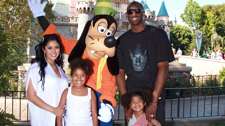 The Bryant family at Disneyland