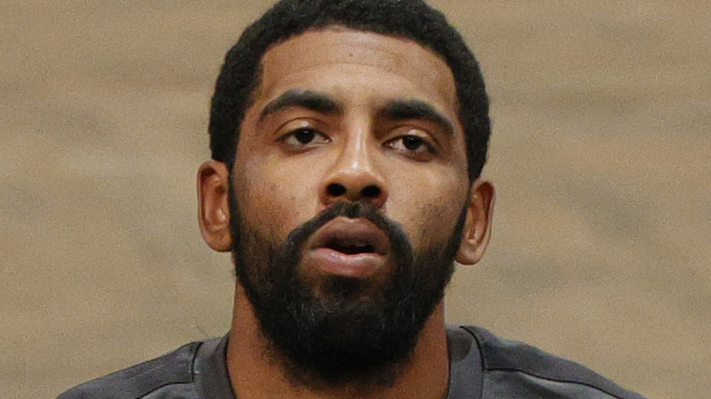Kyrie Irving on the court