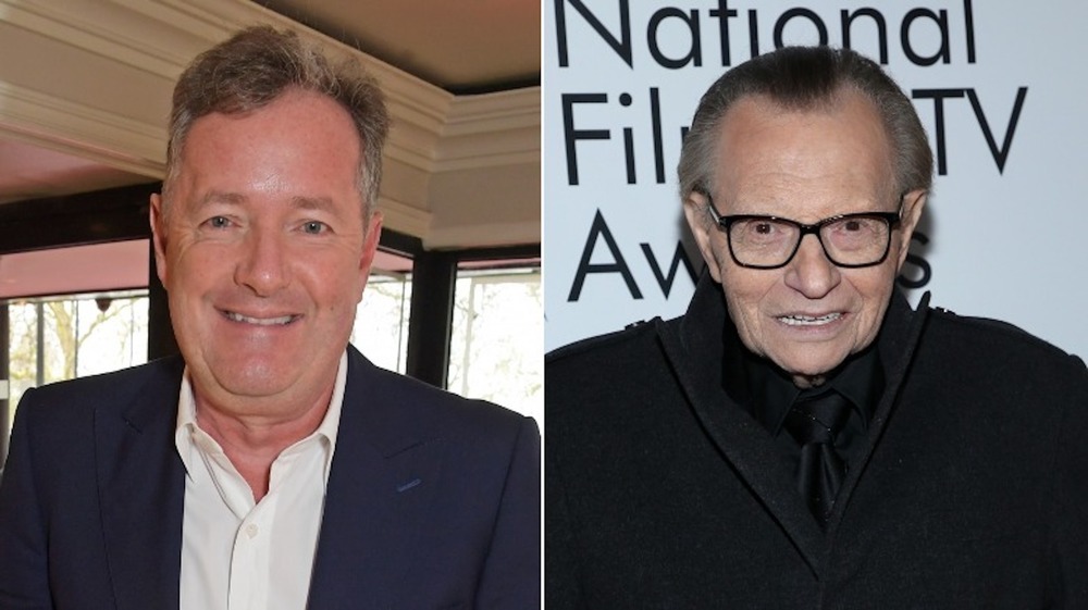 Piers Morgan and Larry King