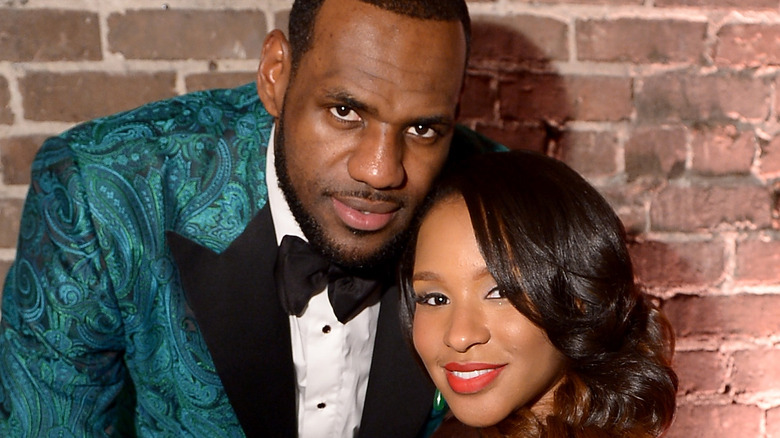 LeBron James and wife Savannah Brinson