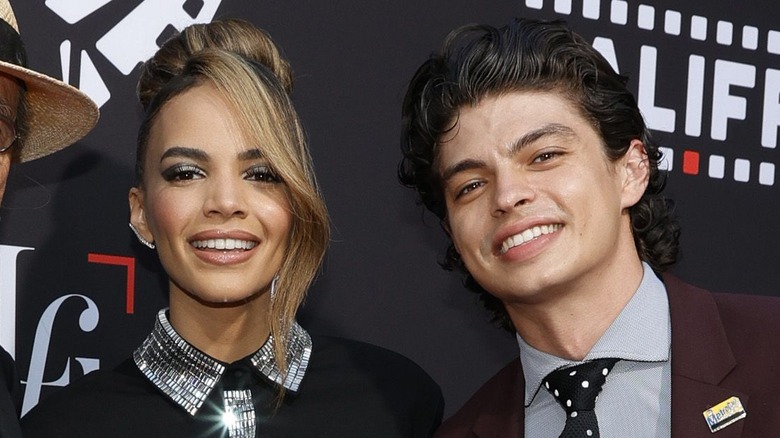 Leslie Grace and Ian Eastwood smiling together
