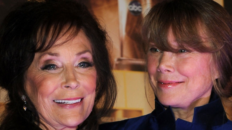 Loretta Lynn and Sissy Spacek at event