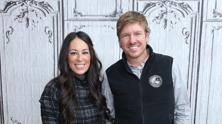 Joanna and Chip Gaines smiling