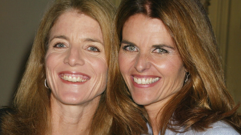 Caroline Kennedy, Maria Shriver smiling