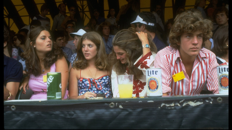 Maria Shriver, Caroline Kenendy and John F. Kennedy Jr.
