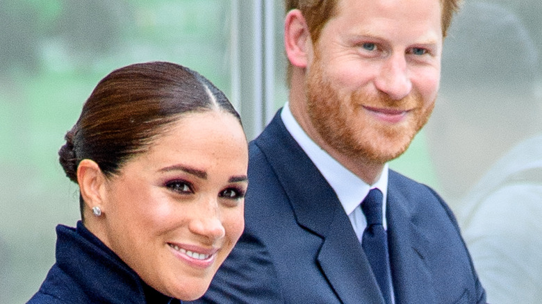 Meghan Markle, Prince Harry smiling