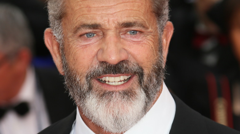 Mel Gibson smiling