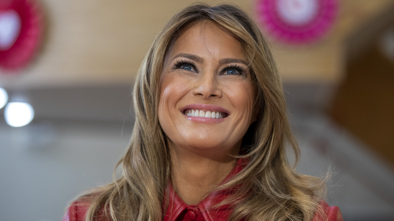 Melania Trump smiling