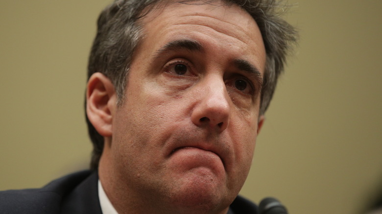 Michael Cohen frowns