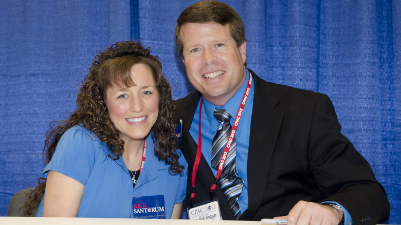 Jim Bob and Michelle Duggar smiling