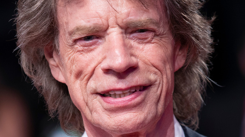 Mick Jagger smiling