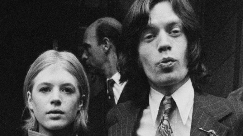 Mick Jagger and Marianne Faithfull together in London in the '60s