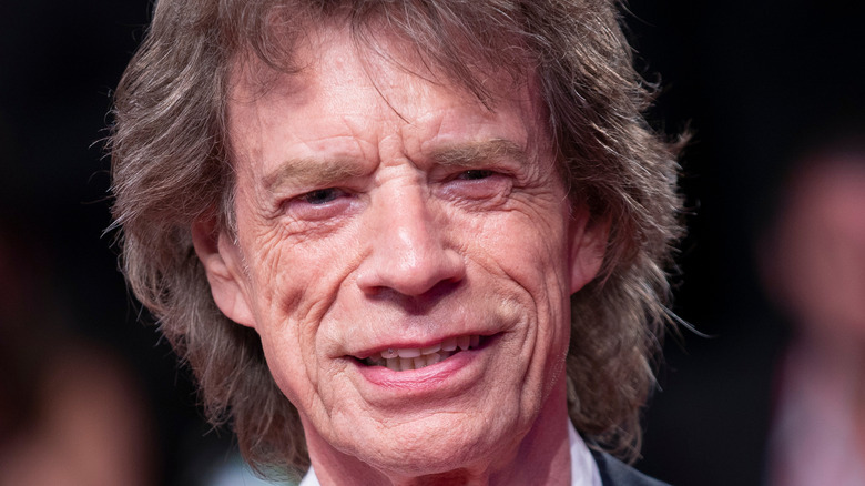 Mick Jagger smiling