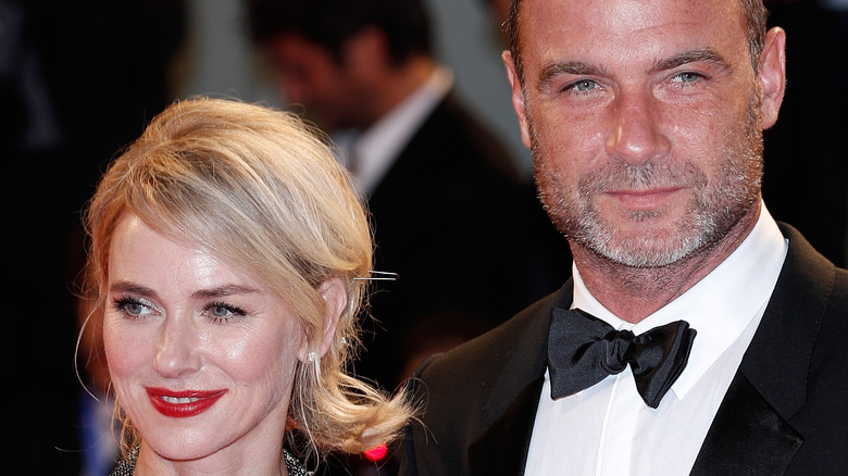 Naomi Watts and Liev Schreiber on red carpet together