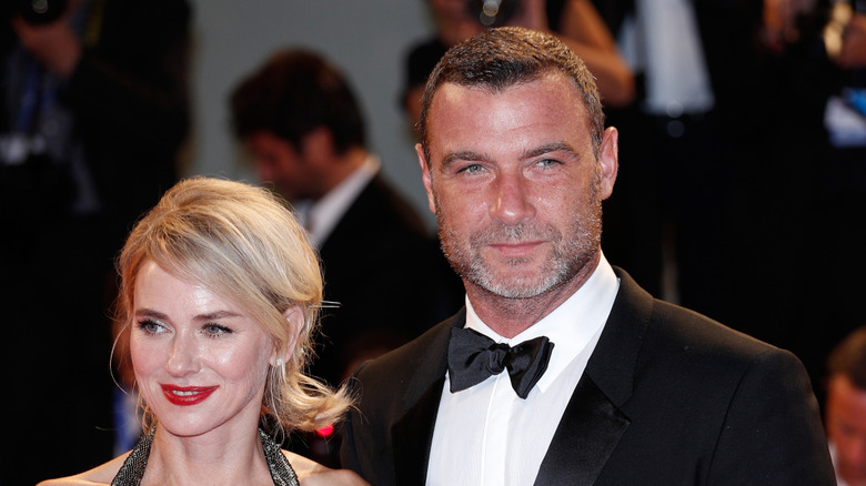 Naomi Watts and Liev Schreiber on red carpet together