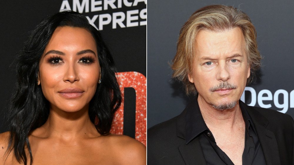 Naya Rivera and David Spade