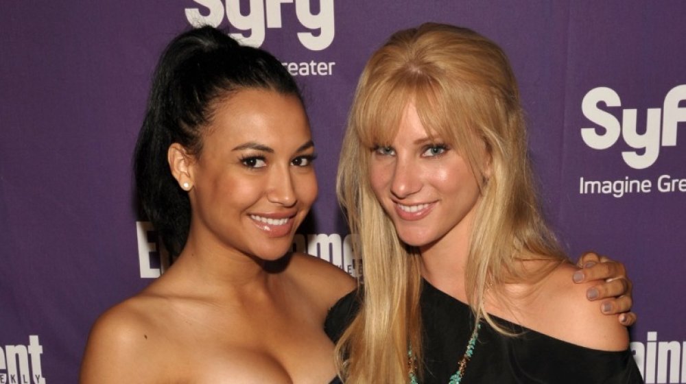 Naya Rivera and Heather Morris 