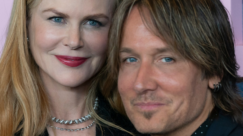 Nicole Kidman, Keith Urban smiling 