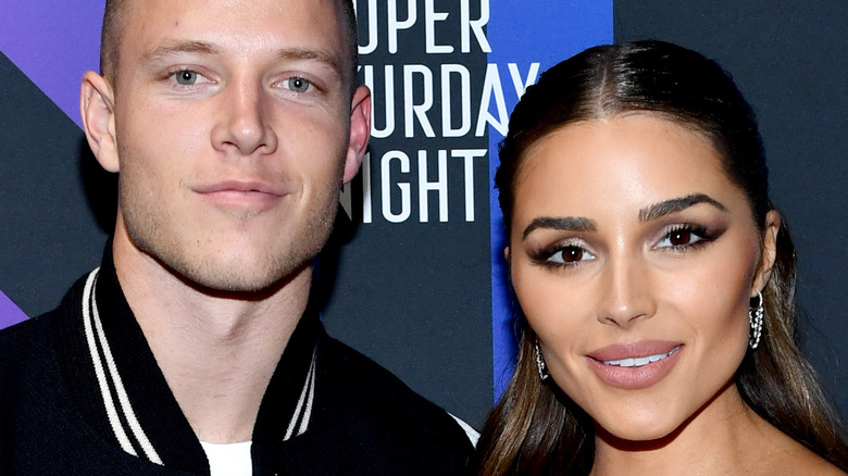 Olivia Culpo with boyfriend Christian McCaffrey