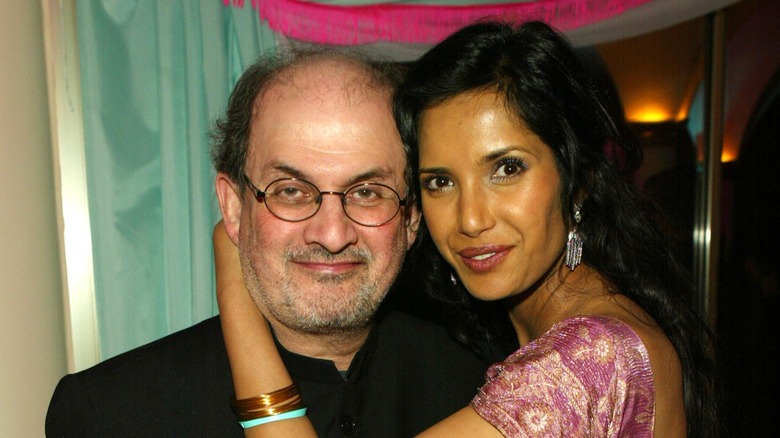 Padma Lakshmi and Salman Rushdie