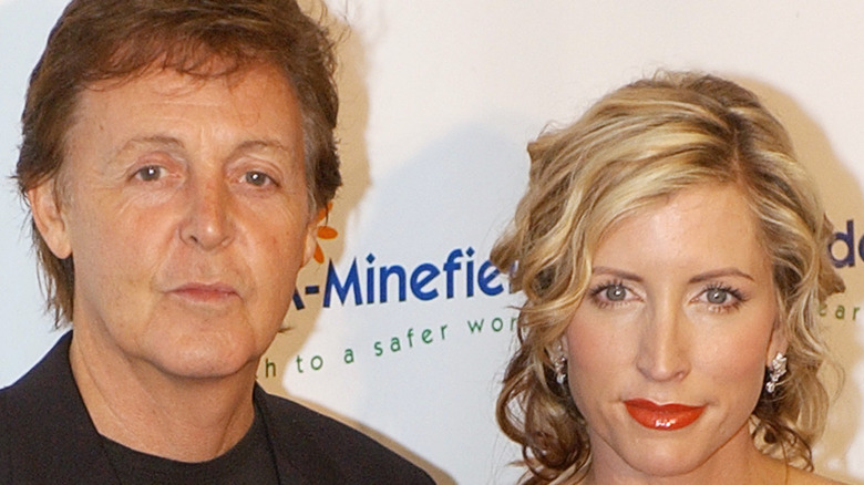 Paul McCartney and Heather Mills 