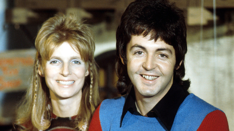 Linda and Paul McCartney in the early 1970s.