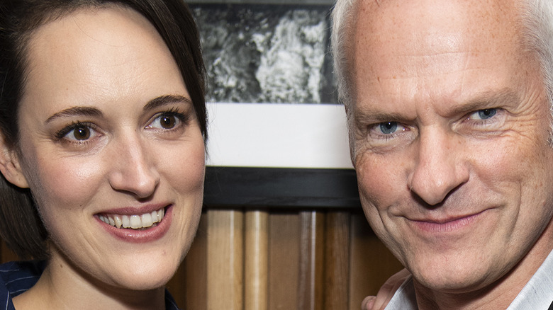 Phoebe Waller-Bridge and Martin McDonagh pose at an event together