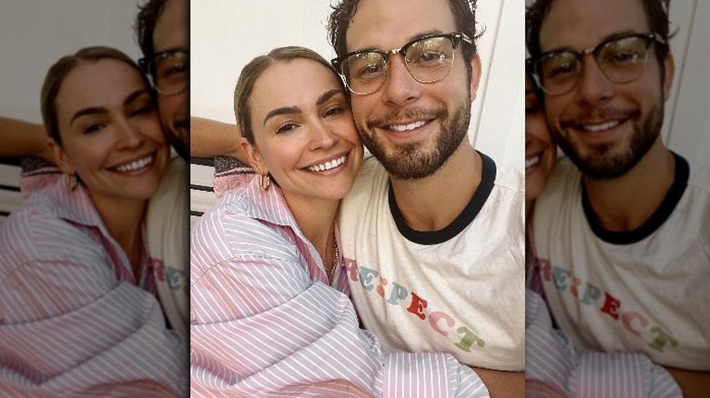Skylar Astin and Lisa Stelly on Instagram