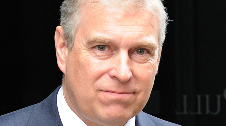 Prince Andrew smiling