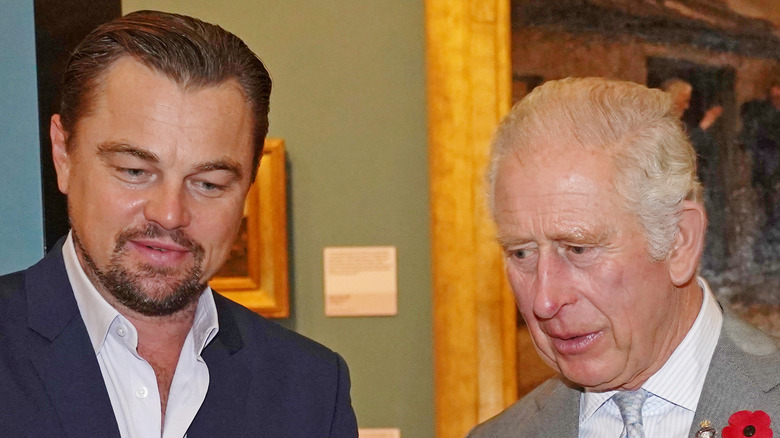 Prince Charles and Leonardo DiCaprio at COP26