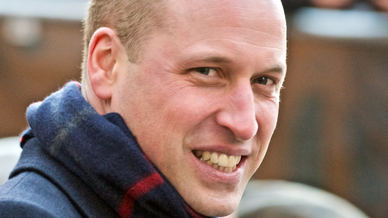 Prince William smiling