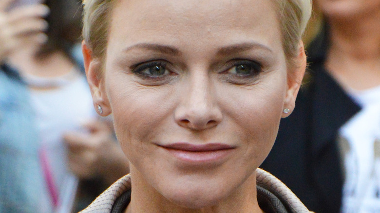 Princess Charlene smiling