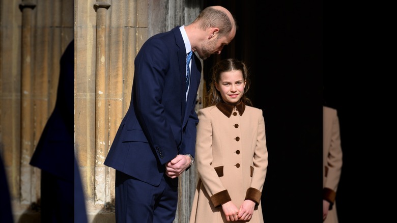 Prince William and Princess Charlotte attend the Easter Matins Service at St George's Chapel (2026)