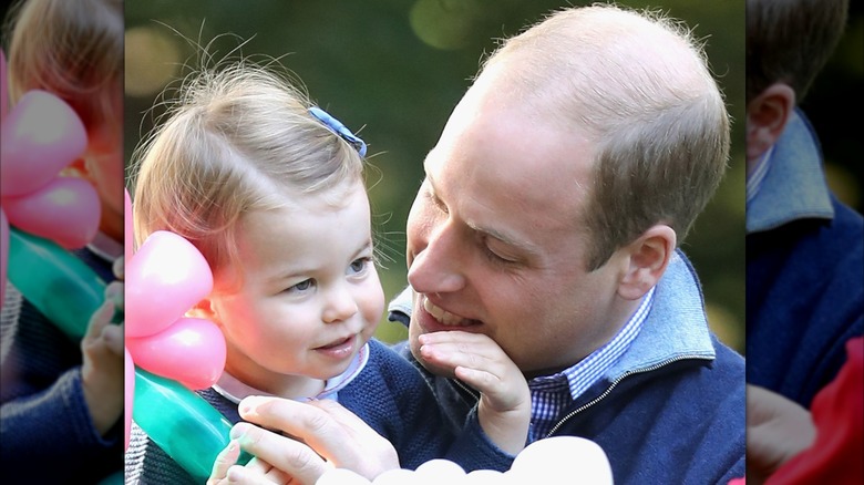 Prince William and Princess Charlotte attend a children's party for Military families during the Royal Tour of Canada (2016)