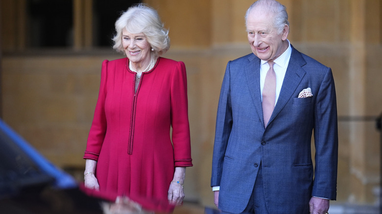 King Charles and Queen Camilla at Windsor Castle