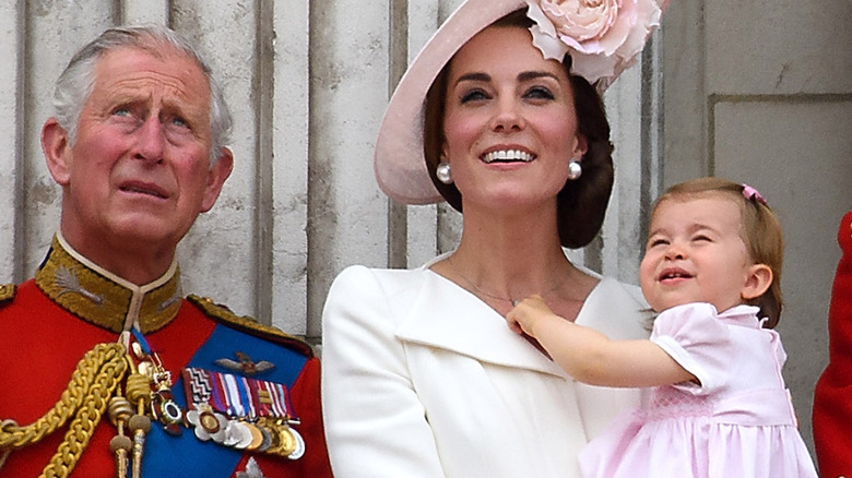 Princess Charlotte at her first Trooping the Color in 2016