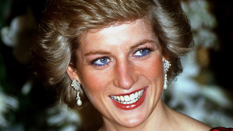 Princess Diana at an event.    