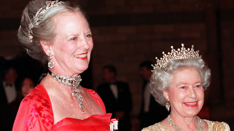 Queen Margrethe and Queen Elizabeth 