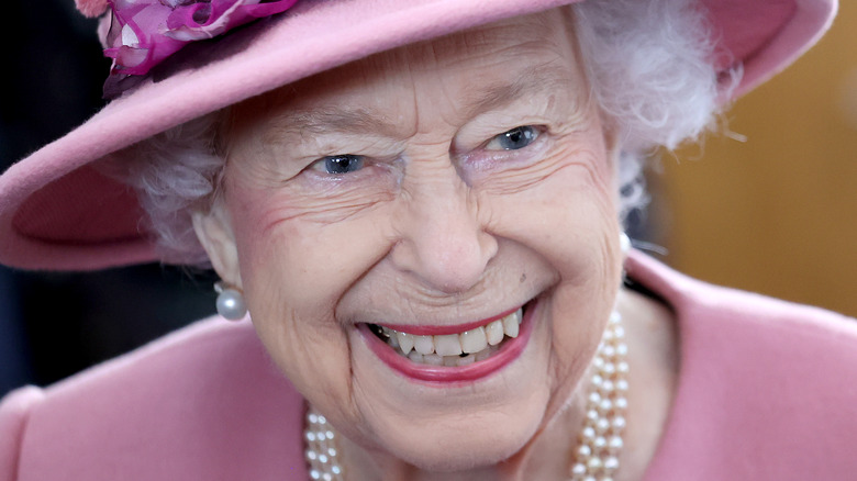 Queen Elizabeth smiling