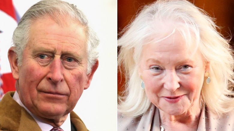 Split image of King Charles & Angela Kelly