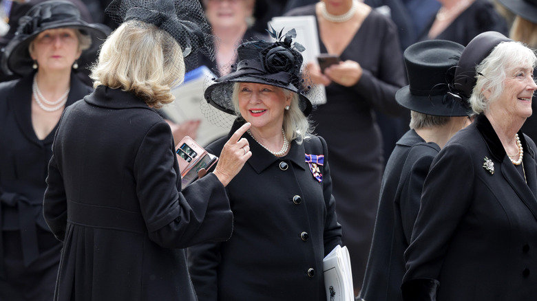 Angela Kelly at the queen's funeral