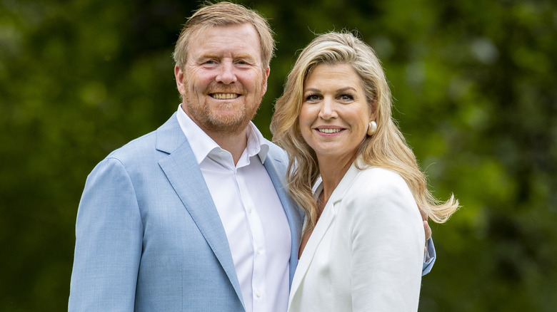 King Willem-Alexander and Queen Máxima smiling