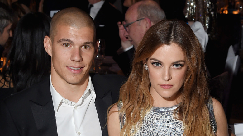 Riley Keough and Ben Smith-Petersen at an event