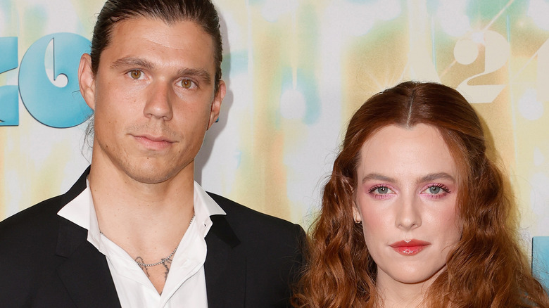 Riley Keough and Ben Smith-Petersen at an event