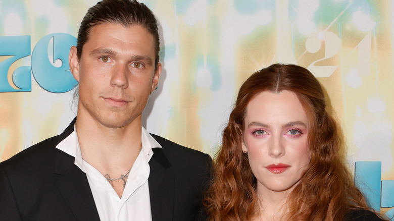 Riley Keough and Ben Smith-Petersen at an event